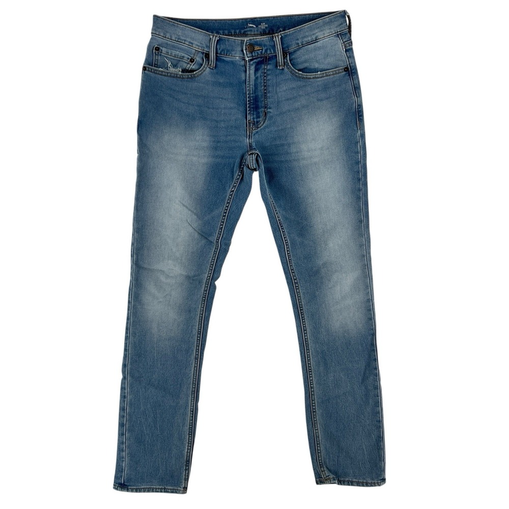 Old Navy Slim Builit-In Tough Mens Jeans Size 30 Stretch Light Wash Denim Casual